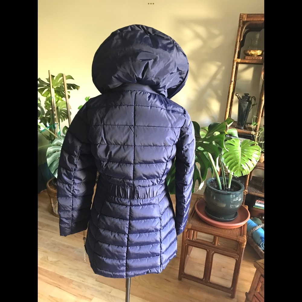Laundry by Shelli Segal Gorgeous Blue Parka/Puffer Coat “S” NWTs - Picture 5 of 10